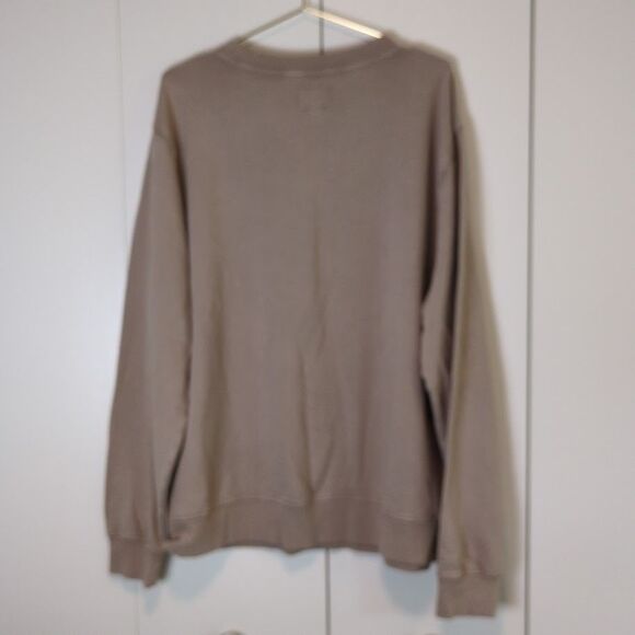 Goodfellow & Co Men's Pullover Sweatshirt Size XXL Bearded man Brown - Picture 5 of 5